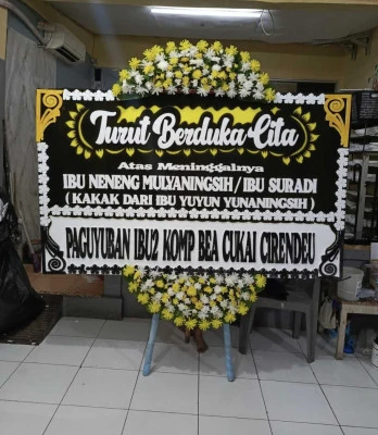 Papan Bunga di Rajeg